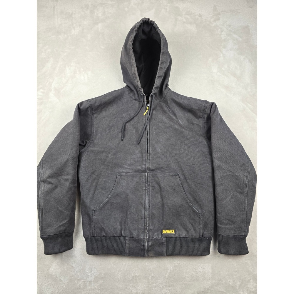 DeWalt Heated‎ Work Jacket Mens M DCHJ061 Canvas Hooded Zip Up NO BATTERY *Read